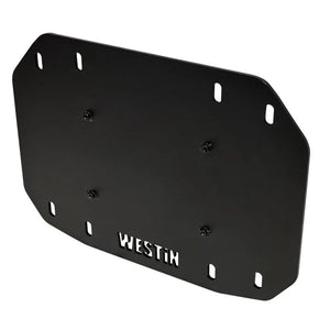 Westin 18-25 Wrangler JL Spare Tire Delete Plate - Tex. Blk - Main Product View