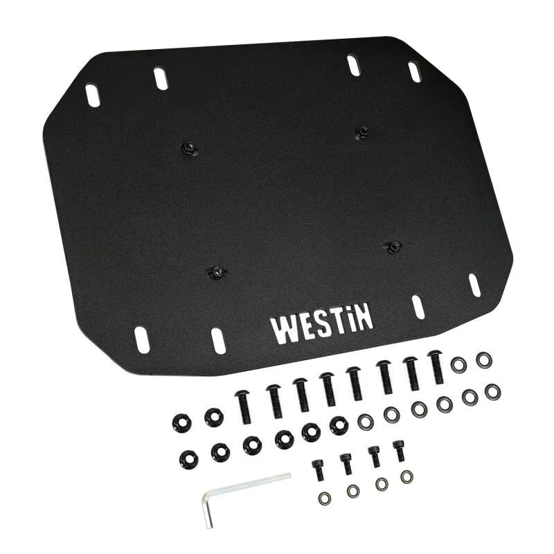 Westin 18-25 Wrangler JL Spare Tire Delete Plate - Tex. Blk - Additional View 7