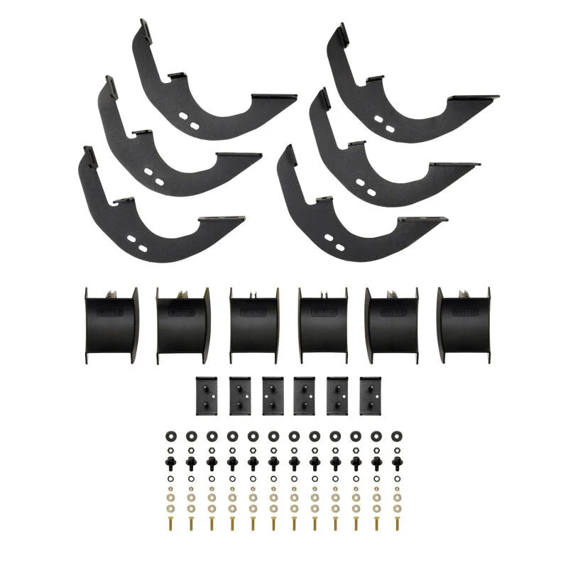 Westin 19-24 Chevrolet Silverado / GMC Sierra 1500 DC (Excl. LD/LTD) HDX Running Boards - Tex. Blk - Side View