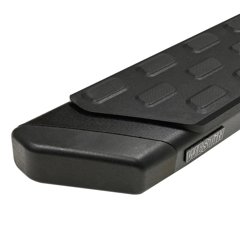 Westin 19-24 Chevrolet Silverado / GMC Sierra 1500 DC (Excl. LD/LTD) HDX Running Boards - Tex. Blk - Back View