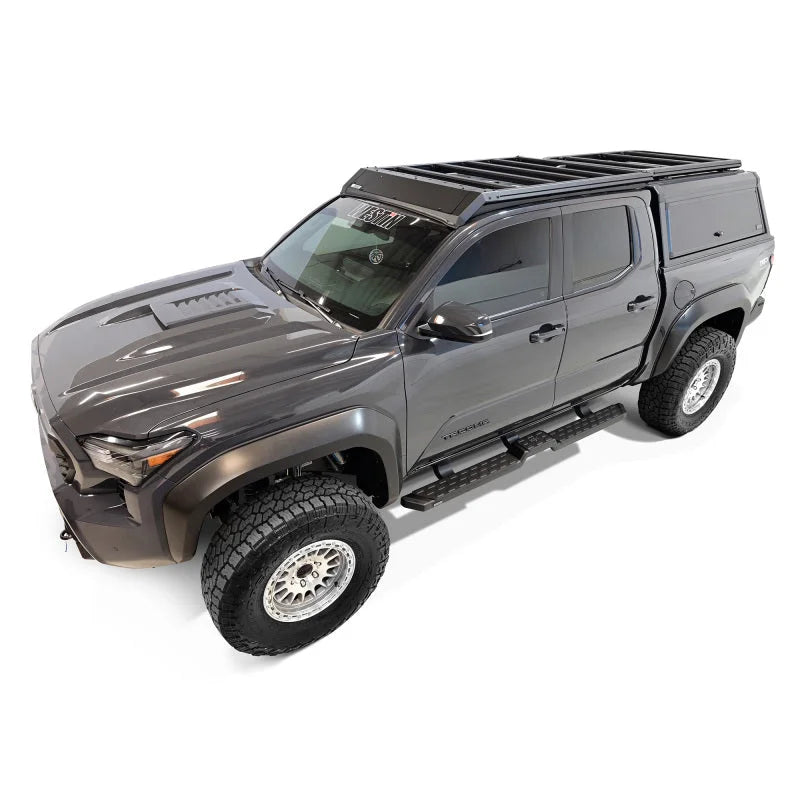 Westin 2024 Toyota Tacoma DC HDX Running Boards - Tex. Blk - Back View