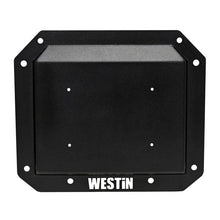 Load image into Gallery viewer, Westin 21-25 Ford Bronco (Excl. Sport) Spare Tire Delete Plate - Tex. Blk - Back View