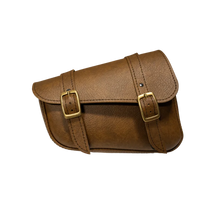 Load image into Gallery viewer, Willie & Max HD Sportsters,Honda Rebel,Custom Hard Tails Brass Monkey Swingarm Bag 4.0 - Warm Brown