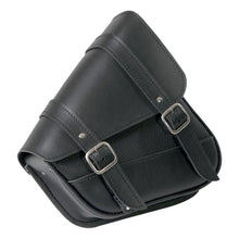 Load image into Gallery viewer, Willie & Max Universal Black Jack Compact Slant Saddlebag Set (12inL x 9.5inH x 5.5 inW) - Black
