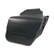 Load image into Gallery viewer, Willie & Max Universal Raptor Compact Slant Saddlebags (12 in L x 9.5 in W x 5.5 H) - Black