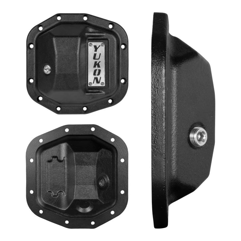 Yukon Hardcore Nodular Iron Cover for 2018 Jeep Wrangler JL Front Dana 30 - Installation View