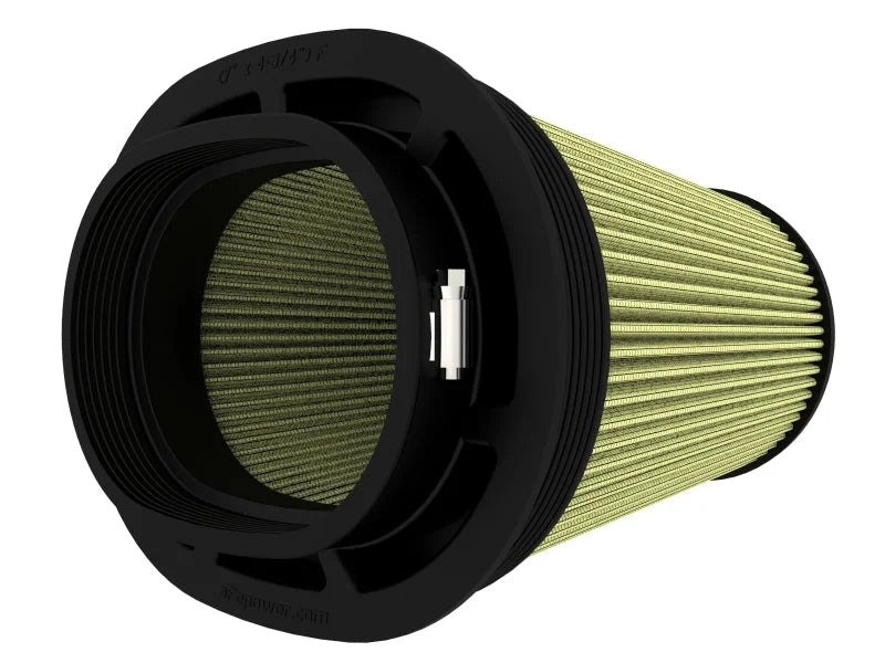 aFe Magnum FLOW Replacement Air Filter w/ Pro GUARD7 Media - (9in x 7in)B x (7.25x5in)T x 8in H - Back View