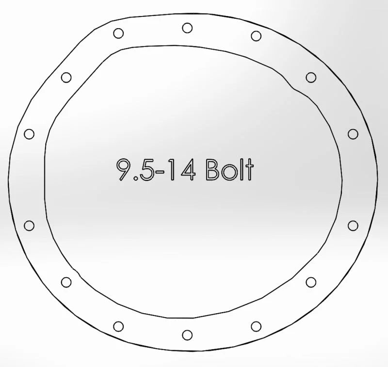 afe aFe POWER Differential Cover GM Trucks 99-13 - Side View