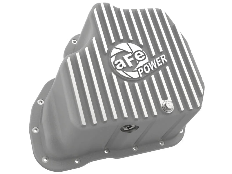 afe aFe POWER Engine Oil Pan GM Diesel Trucks 01-10 V8-6.6L (td) LB7/LLY/LBZ/LMM - Side View