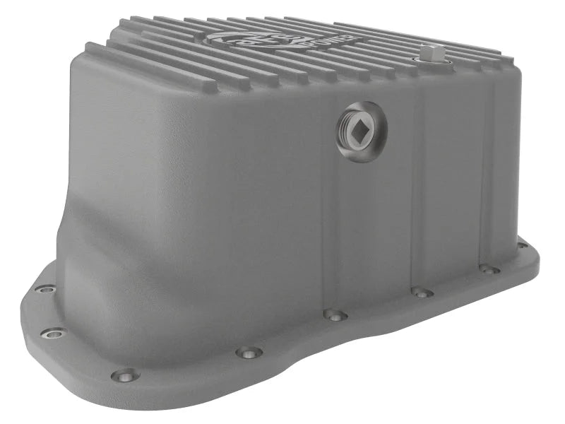 afe aFe POWER Engine Oil Pan GM Diesel Trucks 01-10 V8-6.6L (td) LB7/LLY/LBZ/LMM - Installation View