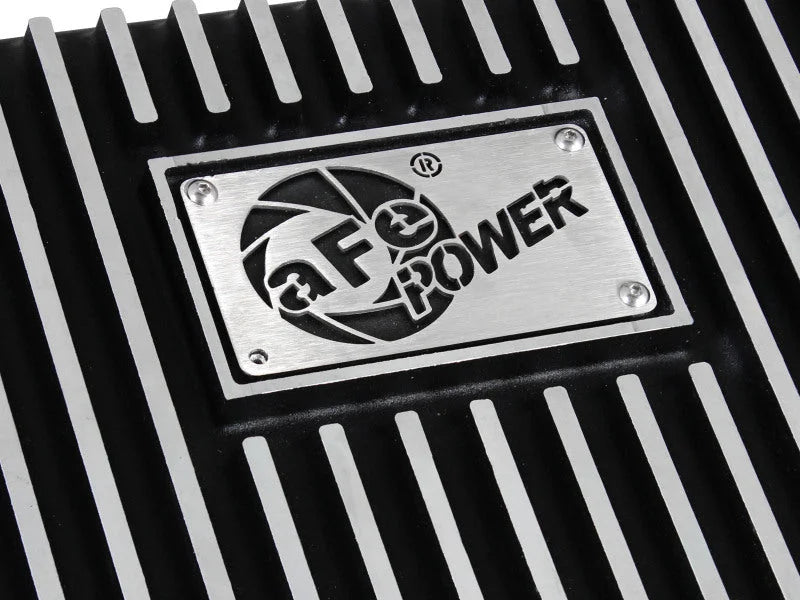 afe aFe POWER Transmission Pan Ford Trucks 80-92 (AOD Transmission) - Back View