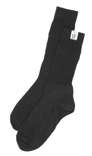 crow safety Black FR Blend SFI 3.3 Sock LARGE 10-11 29117B