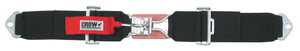 crow safety Seat Belt 3in Wide 50in Long Bolt In Black 11224