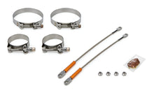 Load image into Gallery viewer, drag race solutions 10in Premium Tether Set 2.250 Pri/4.000 Clamp 0010-2250-4000