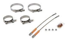 Load image into Gallery viewer, drag race solutions 10in Premium Tether Set 2.375 Pri/4.000 Clamp 0010-2375-4000