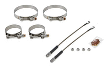 Load image into Gallery viewer, drag race solutions 10in Premium Tether Set 2.500 Pri/4.500 Clamp 0010-2500-4500