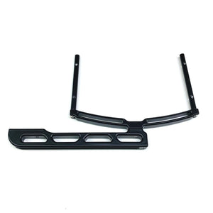 drag race solutions Dial Board Bracket - Flat Tray - Black 6002-001B