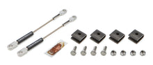 Load image into Gallery viewer, drag race solutions Mild Stl Weld On Tether Kit Collector Tethers 4040-WMS-BLK