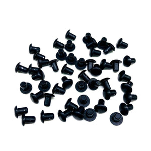 drag race solutions Smash Rivet - 1/8in Dia x .187 long 50pk Black 4500-050B