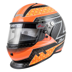 zamp Helmet RZ-65D Carbon L Flo Org/Yel SA2020 H775C30L