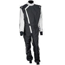 Load image into Gallery viewer, zamp Suit ZK-40 Karting Lrg Black Silver R060015L