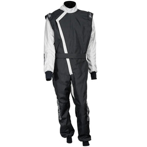 zamp Suit ZK-40 Karting Lrg Black Silver R060015L