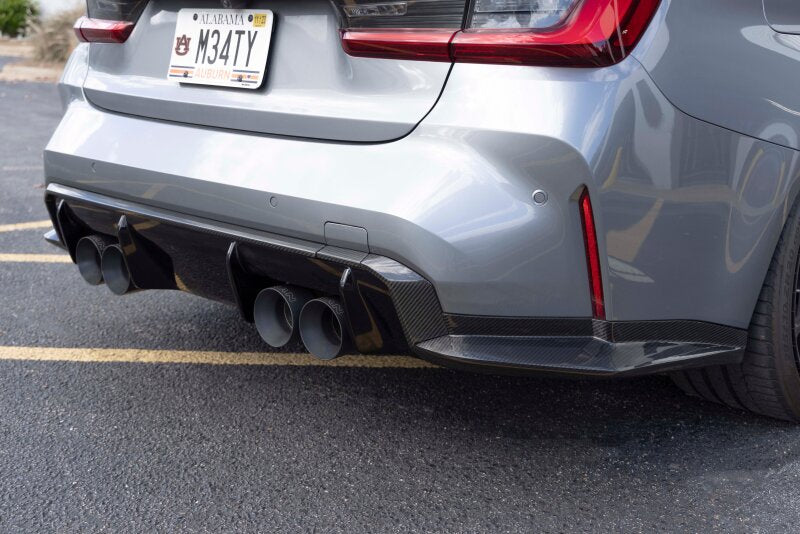 Dinan Carbon Fiber Rear Diffuser Surround fits 2021-2026 BMW M3 / BMW M3/M4 / 2021-2026 BMW M4