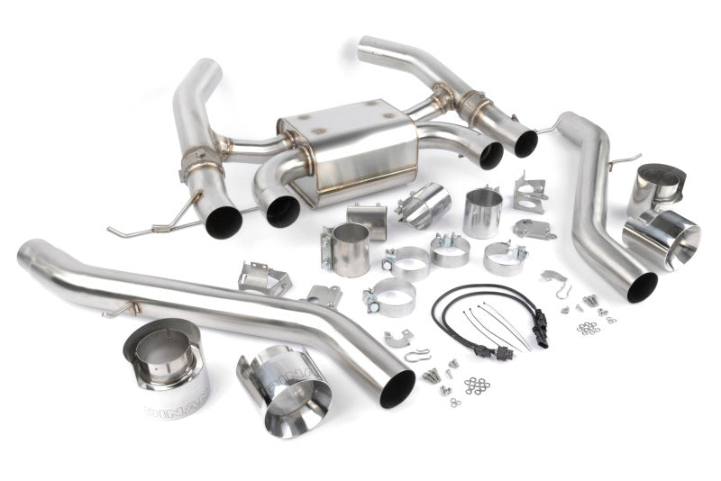 Dinan Valved Axleback Exhaust System - Polished Tips fits 2021-2026 BMW M3 / BMW M3/M4 / 2021-2026 BMW M4