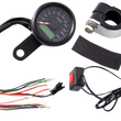 Load image into Gallery viewer, 1-7/8" Programmable Speedometer with Indicator Lights - Gloss Black