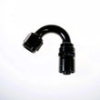 Load image into Gallery viewer, 10AN 150Deg Crimp Hose End Black