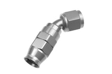 Load image into Gallery viewer, 10AN 45 Degree PTFE Reusable Hose End Clear