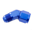 Load image into Gallery viewer, 10AN Male to 10AN Female 45Deg Blue