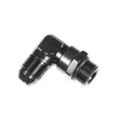 Load image into Gallery viewer, 10AN Male to 10AN ORB Male swivel 90deg Black