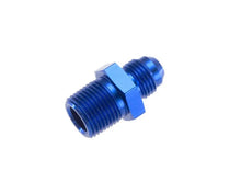 Load image into Gallery viewer, 10AN STR male Adapter 3/4in NPT Male Blue