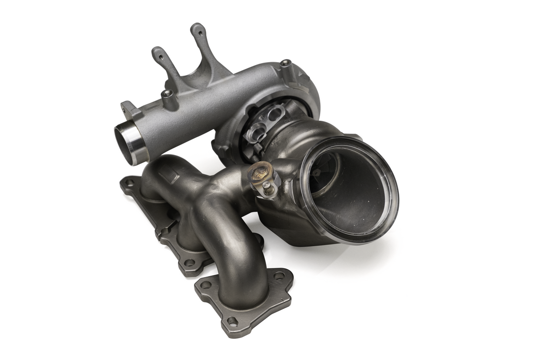 TR DCBB S55 Twin Turbo Kit with Exhaust Manifold & Intake Pipes for BMW F8X M2 Competition / M3 / M4 - 800HP+ Capable (TR-TW2008)