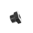 Load image into Gallery viewer, 12 ORB Port Plug with 1/8in NPT Female Black