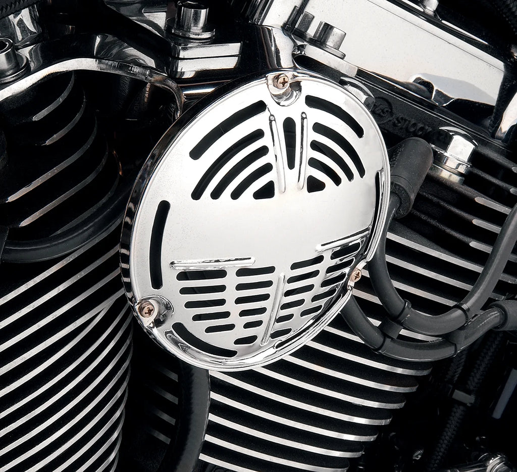 12-Volt Horn - Early HD DragSpecialties 11-6124-BX-LB2 - Side View