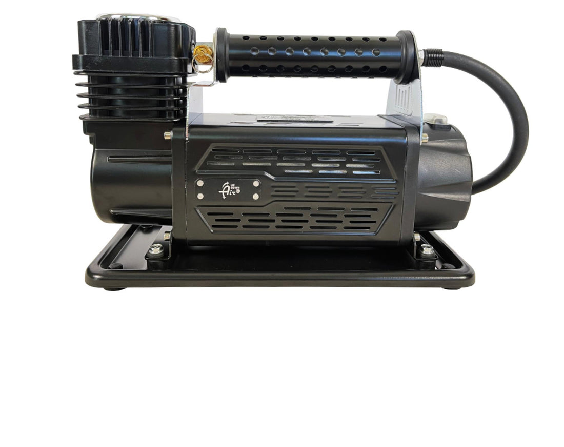 Air Compressor System 5.6 CFM With Storage Bag Hose & Attachments Single Motor Up Down Air