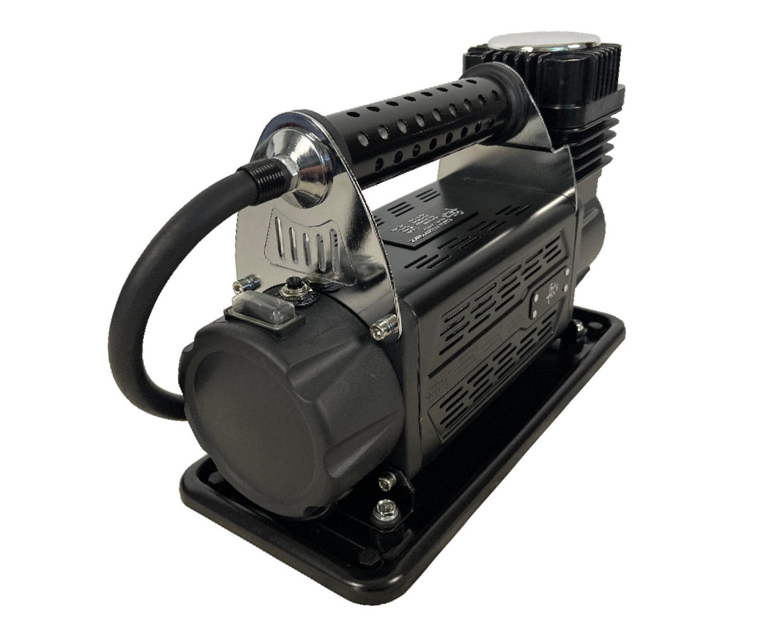 Air Compressor System 5.6 CFM With Storage Bag Hose & Attachments Single Motor Up Down Air