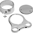 Load image into Gallery viewer, 1.25" T-Bar Single Gauge Mount - Chrome - For '00-'22 OEM Style Gauges DragSpecialties 373864 - Main Product View