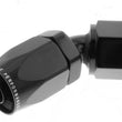 Load image into Gallery viewer, 12AN 45Deg Female Alum Hose End Black