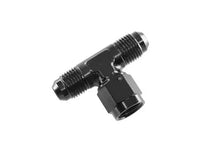Load image into Gallery viewer, 12AN Tee with Female Swivel on Branch Black