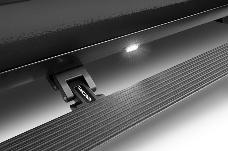 RealTruck 19-25 Chevy Silverado 1500 CC 4dr VoltStep Electric Running Board Kit - Tex. Blk