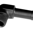 Load image into Gallery viewer, 1/4in Hose to 1/8in NPT Male 90Deg Black