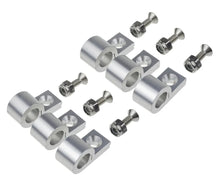 Load image into Gallery viewer, 1/4in Polished Aluminum Line Clamps 6/pkg