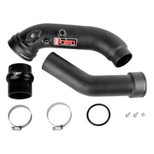 Load image into Gallery viewer, 16-20 BMW L6-3.0L/ Turbo/ Twin Turbo/L4-2.0L/ L6-2.5L Wrinkle Black Turbo SES Intercooler Pipes - Additional View 5