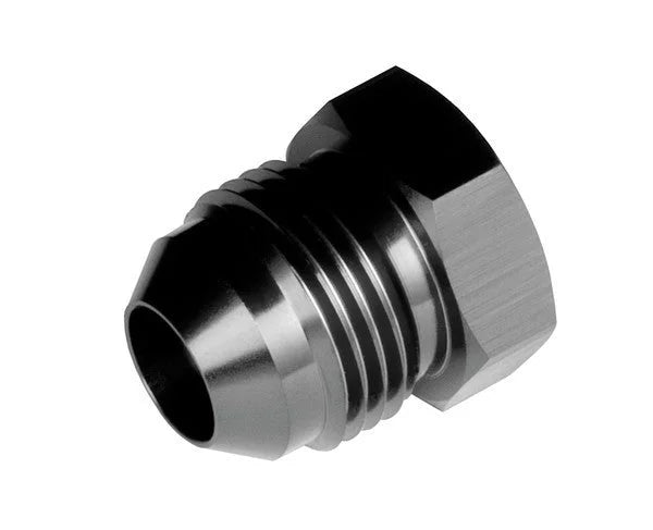 16AN Flare Plug 1/pkg Black