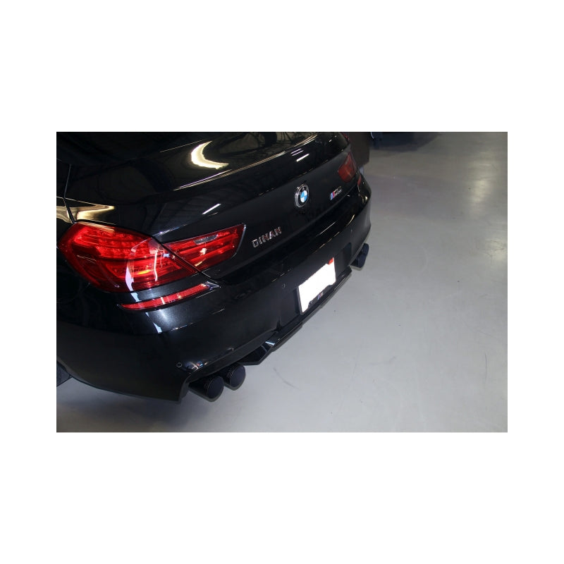 Dinan Free Flow Axleback Exhaust System - Black Tips fits 2012-2018 BMW M6 / 2014-2019 BMW M6 Gran COUPE