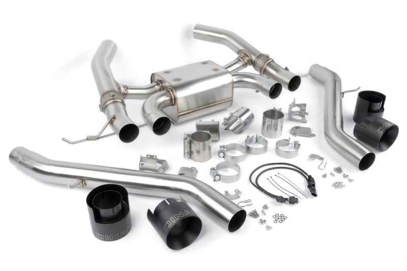 Dinan Valved Axleback Exhaust System - Black Tips fits 2021-2026 BMW M3 / BMW M3/M4 / 2021-2026 BMW M4