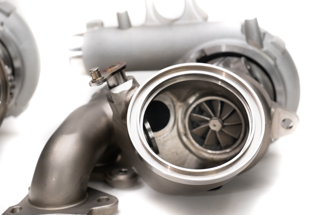 TR DCBB S55 Twin Turbo Kit with Exhaust Manifold & Intake Pipes for BMW F8X M2 Competition / M3 / M4 - 800HP+ Capable (TR-TW2008)